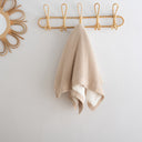 שמיכה לתינוק סרוגה דו צדדית שרפא - צבע אבן