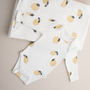 סט יוקרתי לתינוק- חמישה חלקים פרינט לימונים