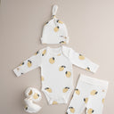 סט יוקרתי לתינוק- חמישה חלקים פרינט לימונים