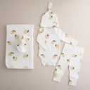 סט יוקרתי לתינוק- חמישה חלקים פרינט לימונים