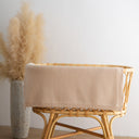 שמיכה לתינוק סרוגה דו צדדית שרפא - צבע אבן