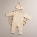 סט לתינוק SAND - בד ריב צבע חול