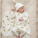 סט יוקרתי לתינוק- חמישה חלקים פרינט לימונים